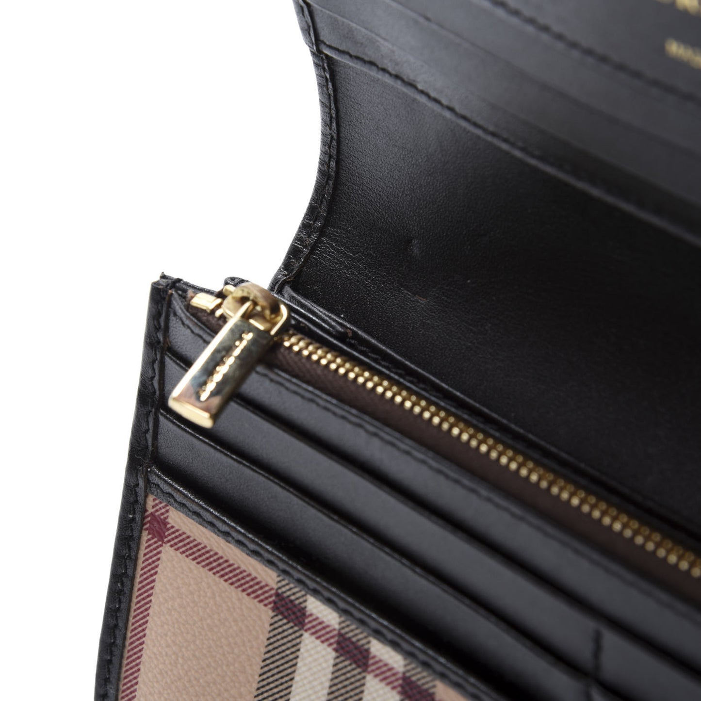 Haymarket Check Penrose Continental Wallet Chocolate