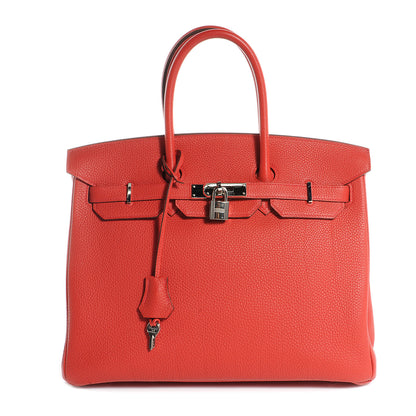 Hermes Togo Birkin 35 Geranium 1 of 10