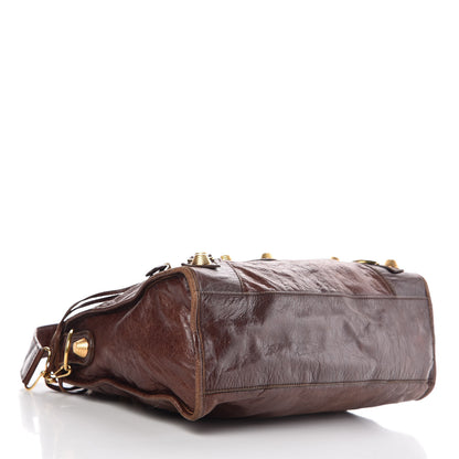 Balenciaga Agneau Giant 21 Gold Hardware City Dark Brown 4 of 17