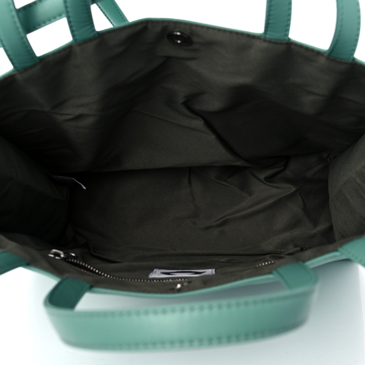 Telfar Vegan Leather Medium Shopping Bag Sage 5 of 9