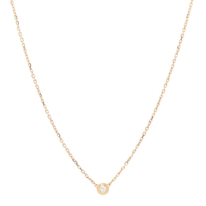 Cartier 18K Yellow Gold Diamond XS D'Amour Pendant Necklace 1 of 6