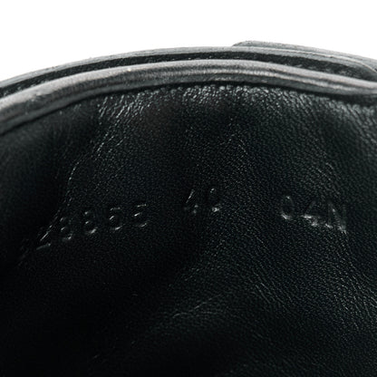 Gucci Nappa Frances GG Matelasse Platform Combat Boots 40 Black 9 of 10