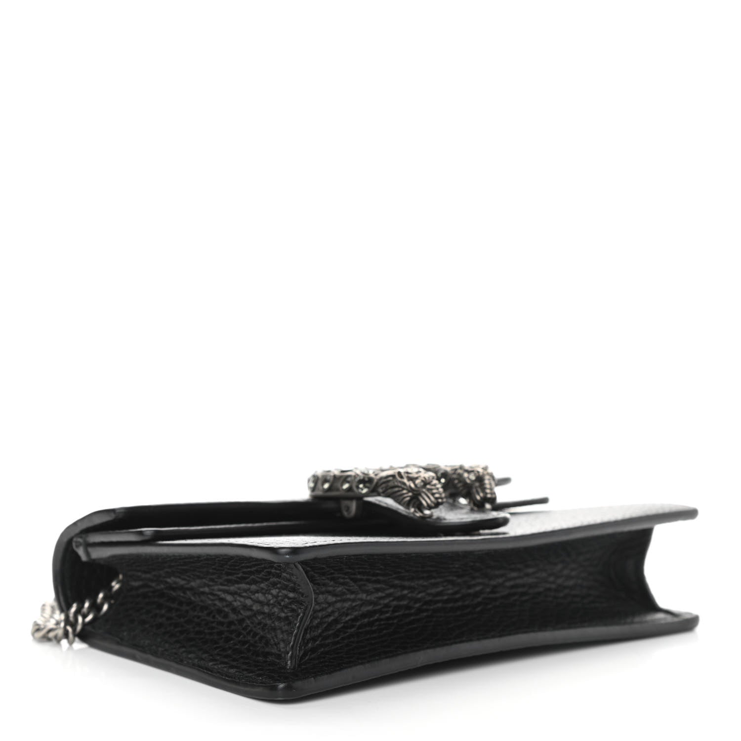 Gucci Calfskin Super Mini Dionysus Shoulder Bag Black 4 of 9