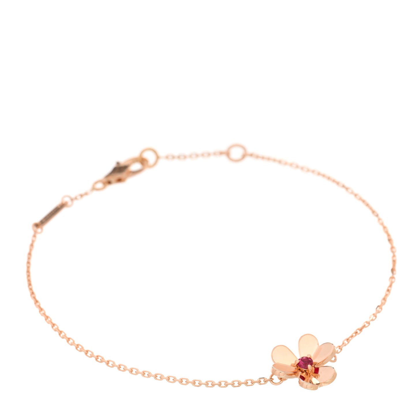 18K Rose Gold Ruby Mini Frivole Bracelet