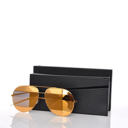 Christian Dior Split 1 Aviator Sunglasses Gold 7 of 7