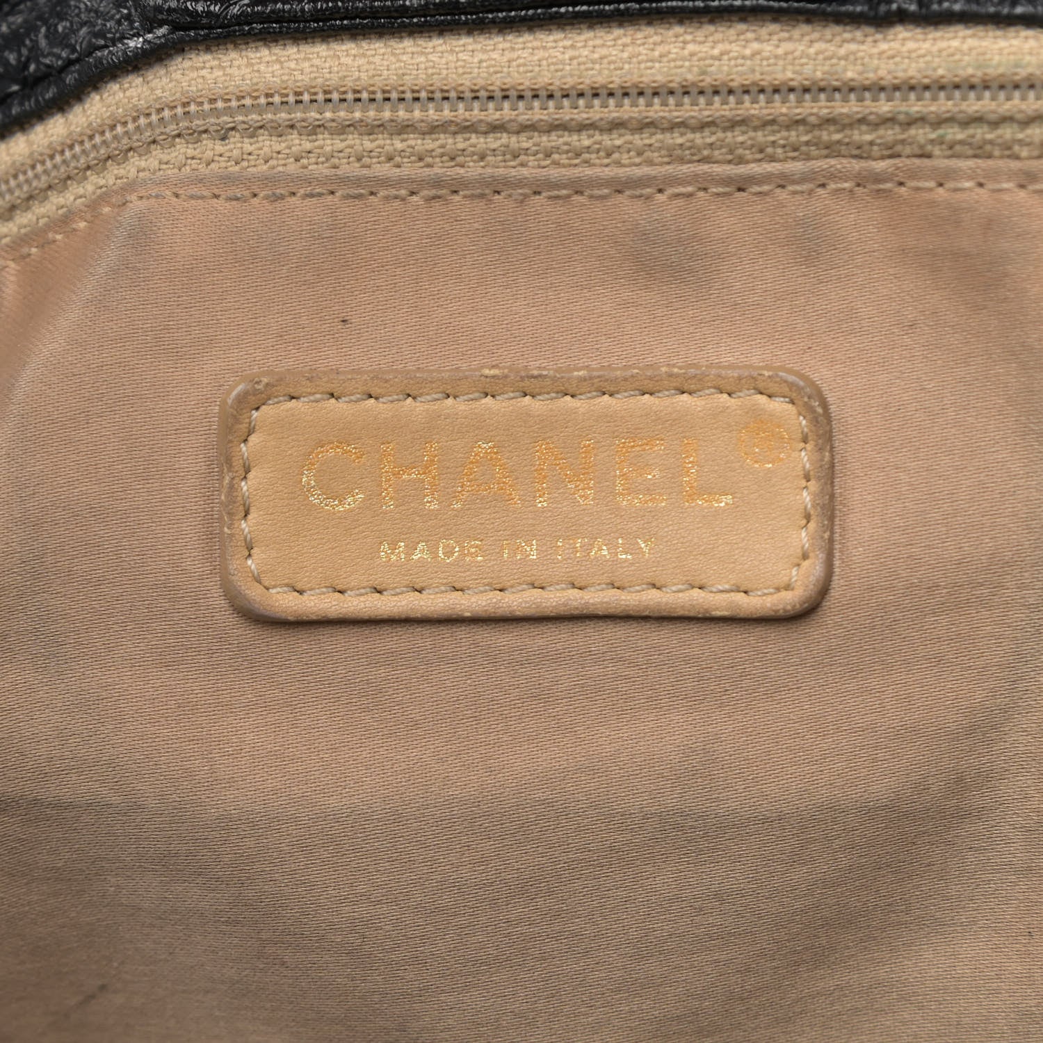 Chanel Vinyl XXL Rock and Chain Flap Black 6 of 10