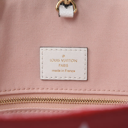 Louis Vuitton Monogram Giant Onthego GM Rouge Rose 8 of 10