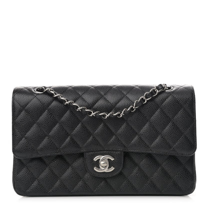 Chanel Caviar Quilted Medium Double Flap Black 1 of 11