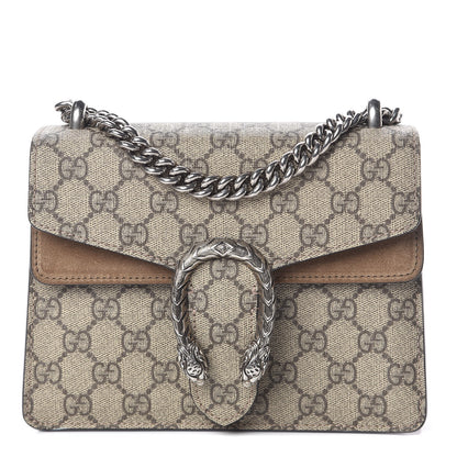 Gucci GG Supreme Monogram Mini Dionysus Shoulder Bag Taupe 1 of 10