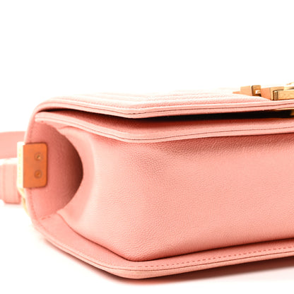 Chanel Caviar Quilted Small Boy Flap Pink 9 of 10