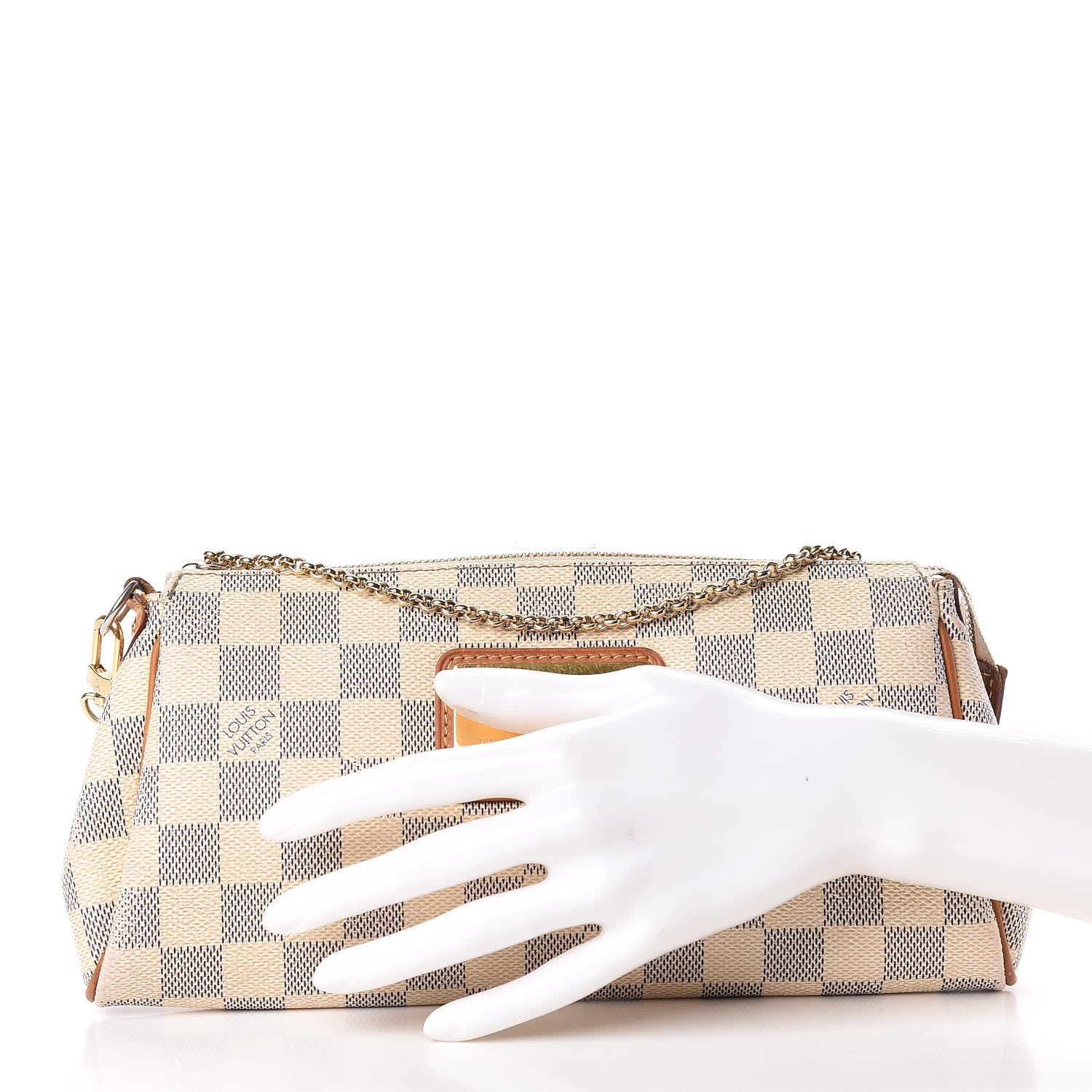 Louis Vuitton Damier Azur Eva Clutch 2 of 14