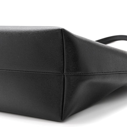 Fendi Vitello Elite Cuoio Monster Buggies Medium Roll Tote Black Multicolor Blue Cobalto 9 of 10
