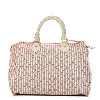 Louis Vuitton Mini Lin Croisette Speedy 30 Rouge 1 of 18
