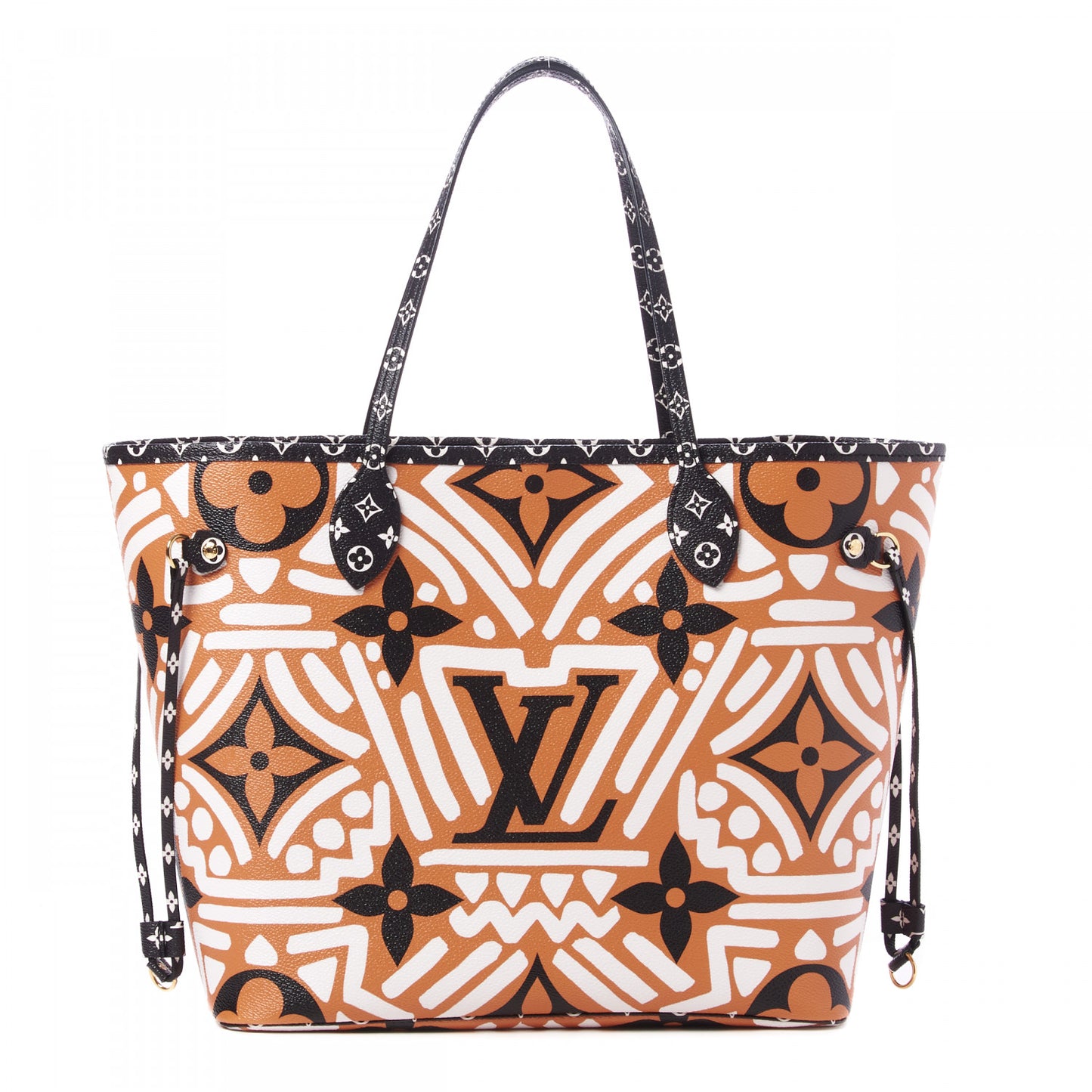 Monogram Giant Crafty Neverfull MM Creme Caramel