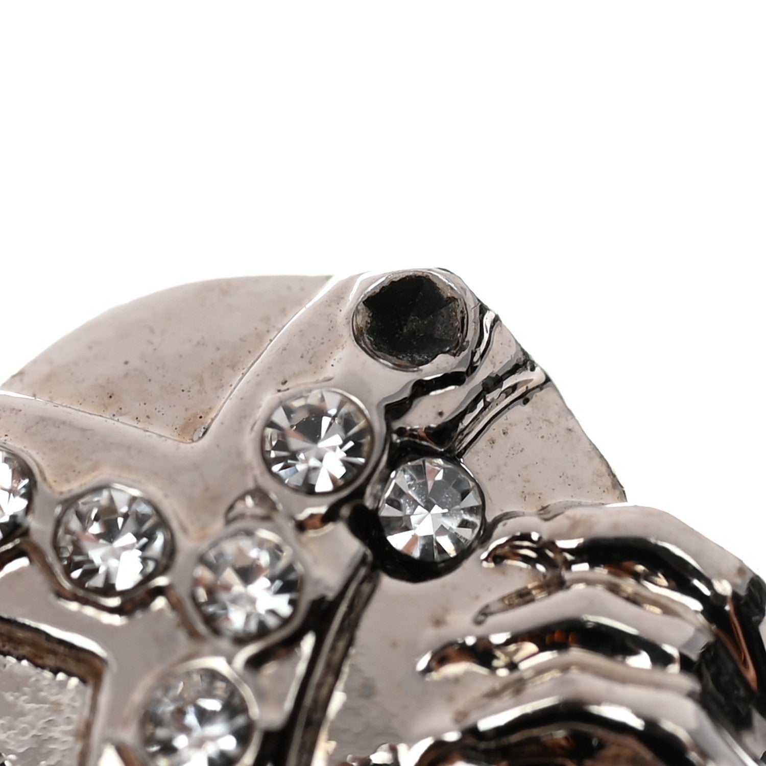 Chanel Crystal Paris Moscow Eagle Chain Belt Silver 5 of 6