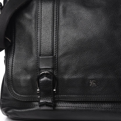 Burberry Grainy Calfskin Messenger Bag Black 16 of 21