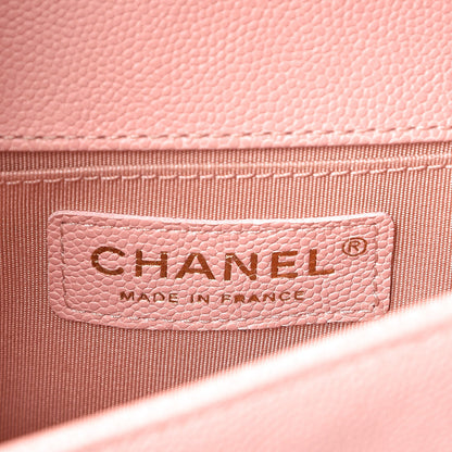 Chanel Caviar Quilted Small Boy Flap Pink 7 of 9