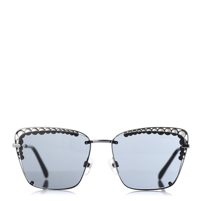 Chanel Square Frame Pearl Sunglasses 4235-H Dark Grey 2 of 8