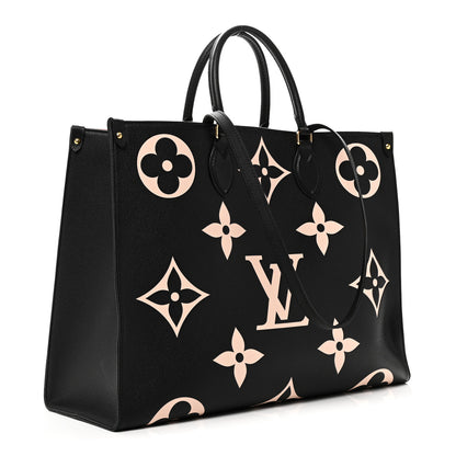 Louis Vuitton Empreinte Monogram Giant Onthego GM Black Beige 3 of 9