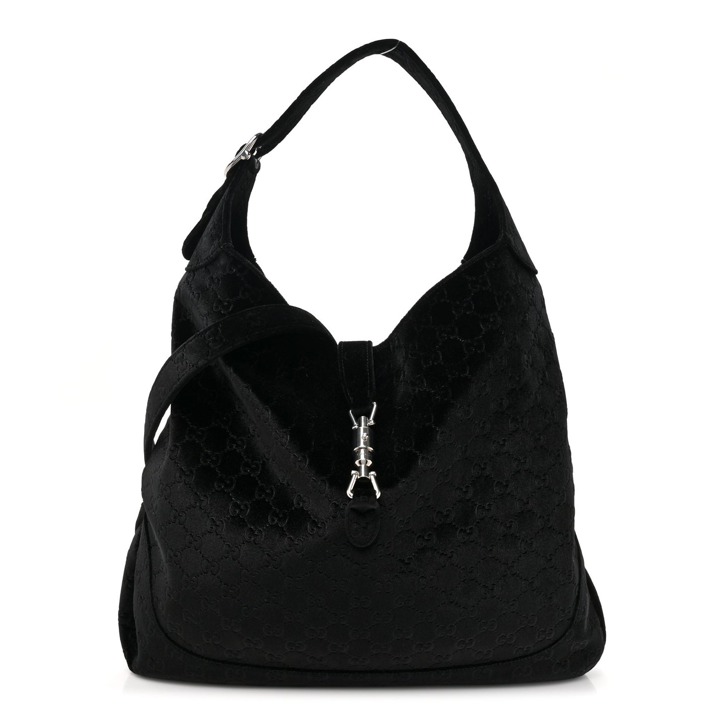 Velvet Large Jackie 1961 Shoulder Bag Black Black