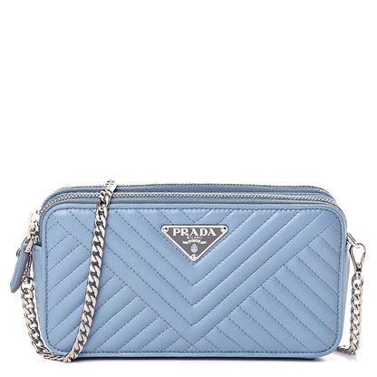 Prada Nappa Impunture Mini Shoulder Bag Astrale 1 of 13