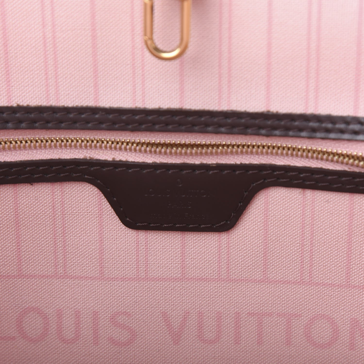 Louis Vuitton Damier Ebene Neo Neverfull MM Rose Ballerine 8 of 10