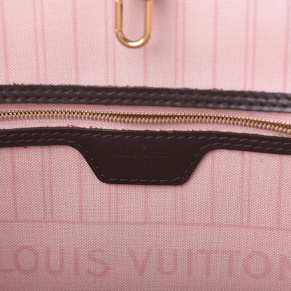 Louis Vuitton Damier Ebene Neo Neverfull MM Rose Ballerine 8 of 10