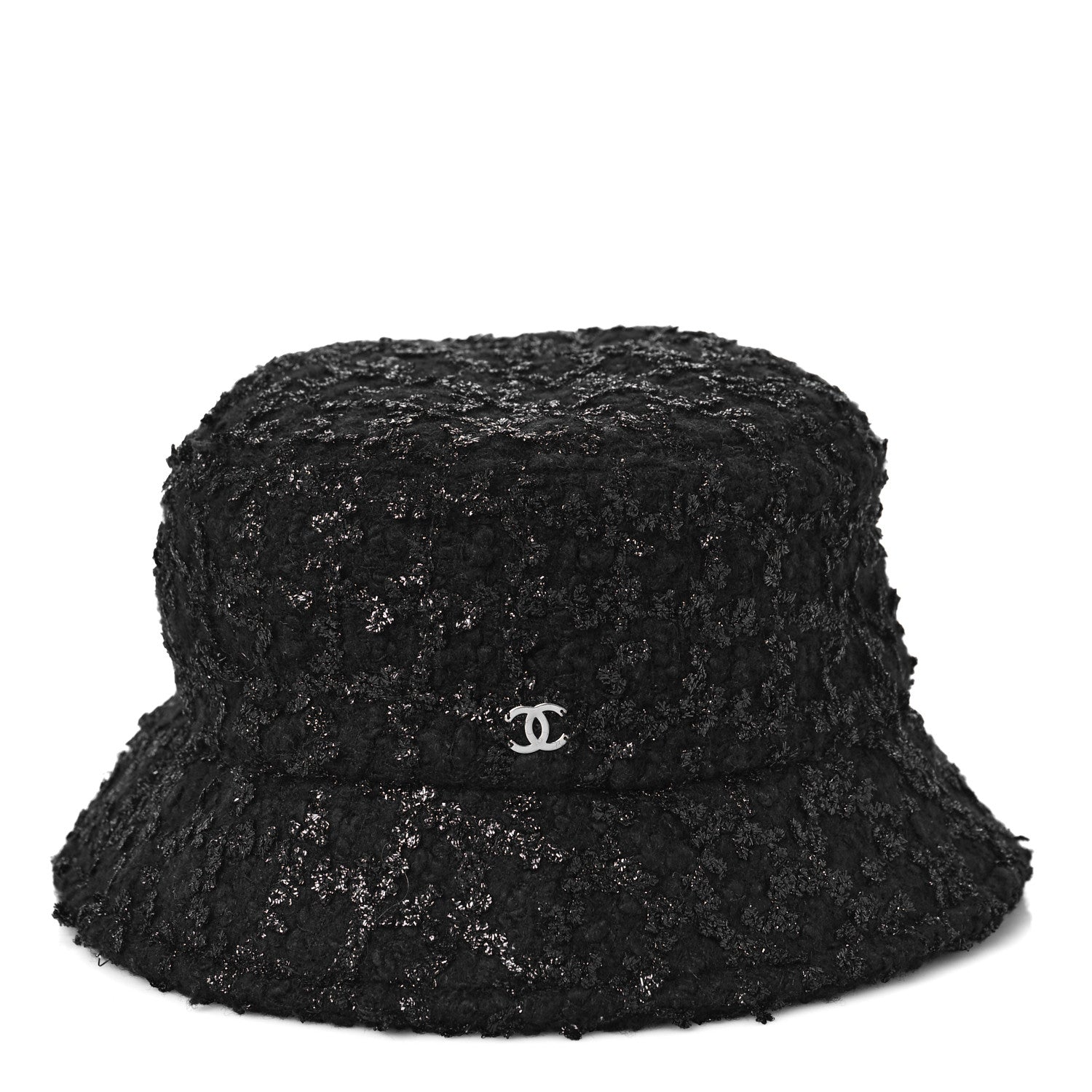 Chanel Tweed Bucket Hat M Black 1214791 – FASHIONPHILE
