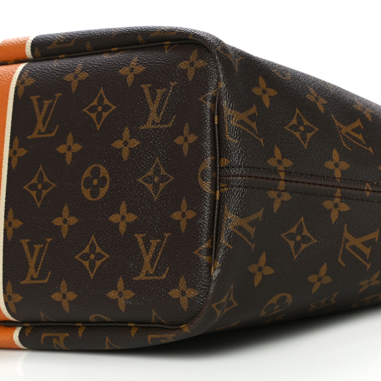Monogram My LV Heritage Neverfull MM Orange and White