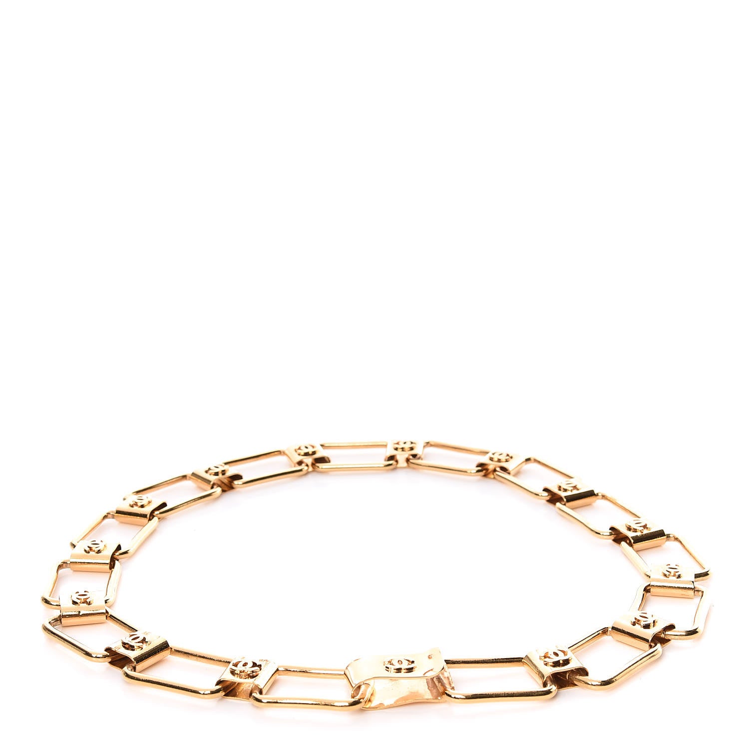 Chanel Link CC Belt Gold 1 of 6