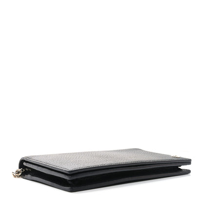 Gucci Dollar Calfskin Medium Betty Chain Wallet Black 4 of 7