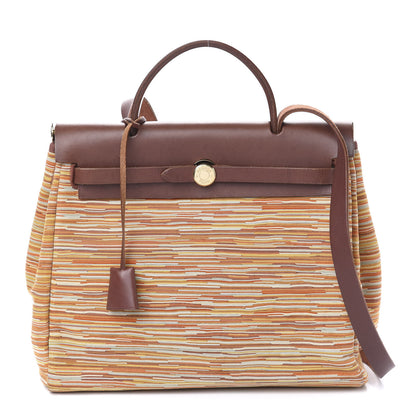 Hermes Barenia Vibrato Herbag 30 PM Orange 1 of 15