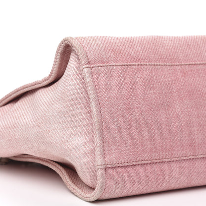 Chanel Canvas Medium Deauville Tote Pink 9 of 15