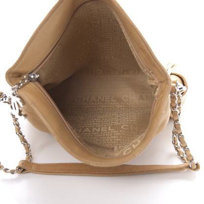 Chanel Lambskin Stitched Medium Ultimate Soft Tote Beige 5 of 14