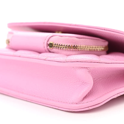 Chanel Caviar Quilted Business Affinity Clutch With Chain Flap Lilac 11 of 11