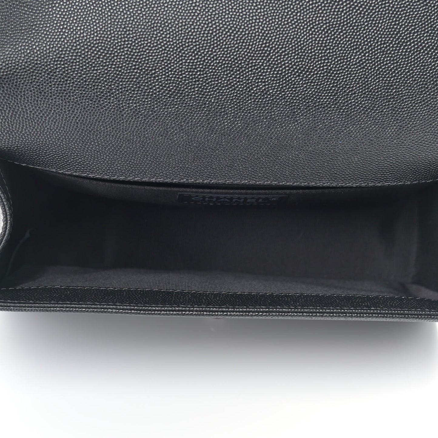 Caviar Quilted Medium Boy Flap Black