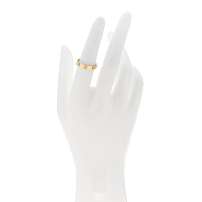Cartier 18K Yellow Gold 3.5mm LOVE Wedding Band Ring 52 6 2 of 5
