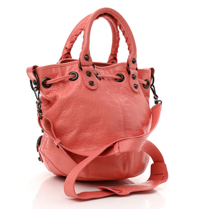 Balenciaga Agneau Classic Hardware Mini Pompon Rose Azalee 3 of 11