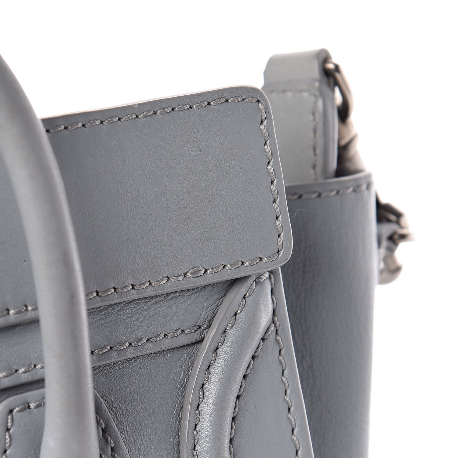 Celine Smooth Calfskin Nano Luggage Sky 13 of 25