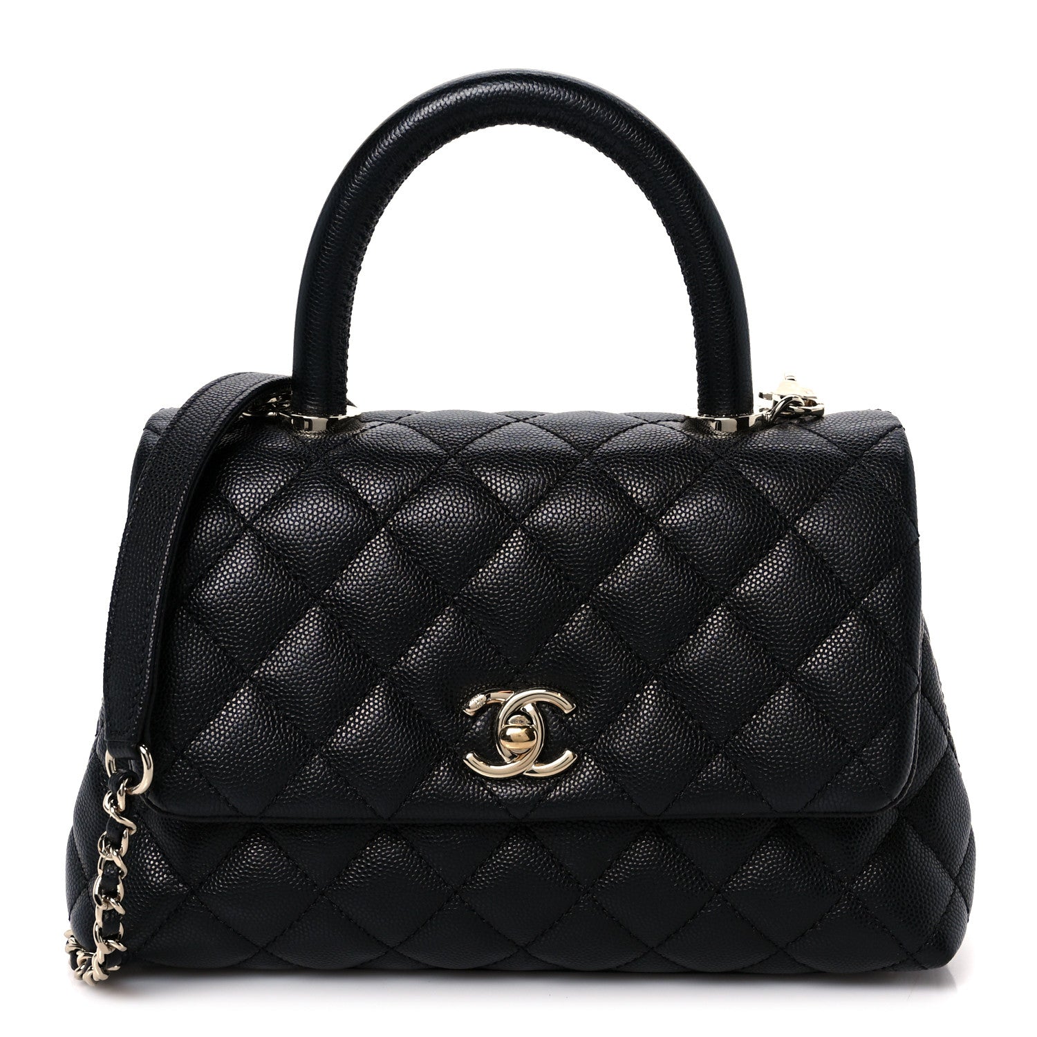 Chanel Caviar Quilted Mini Coco Handle Flap Black 1 of 11