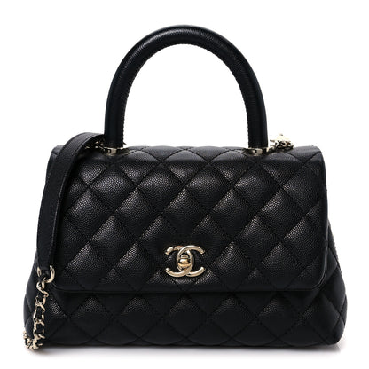 Chanel Caviar Quilted Mini Coco Handle Flap Black 1 of 11