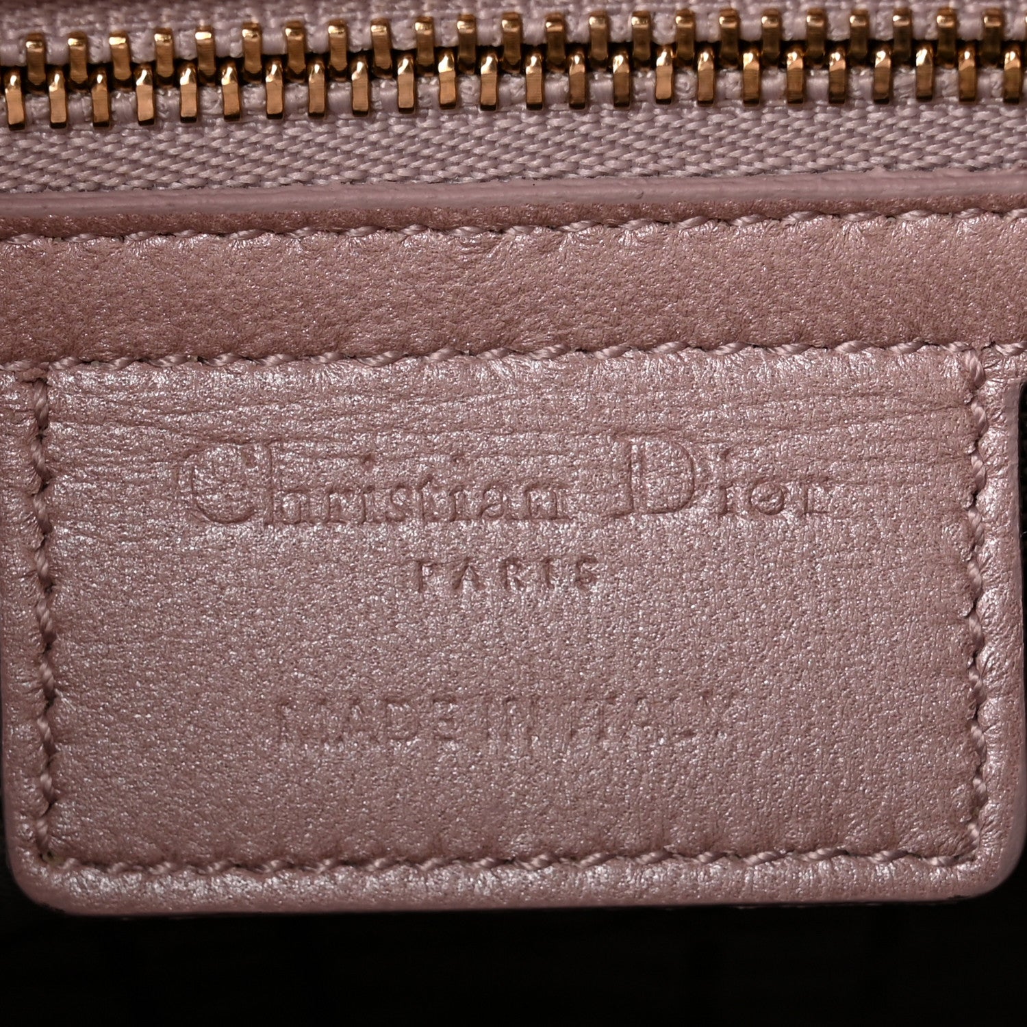 Christian Dior Pearly Lambskin Cannage Medium Lady Dior Lotus 6 of 13
