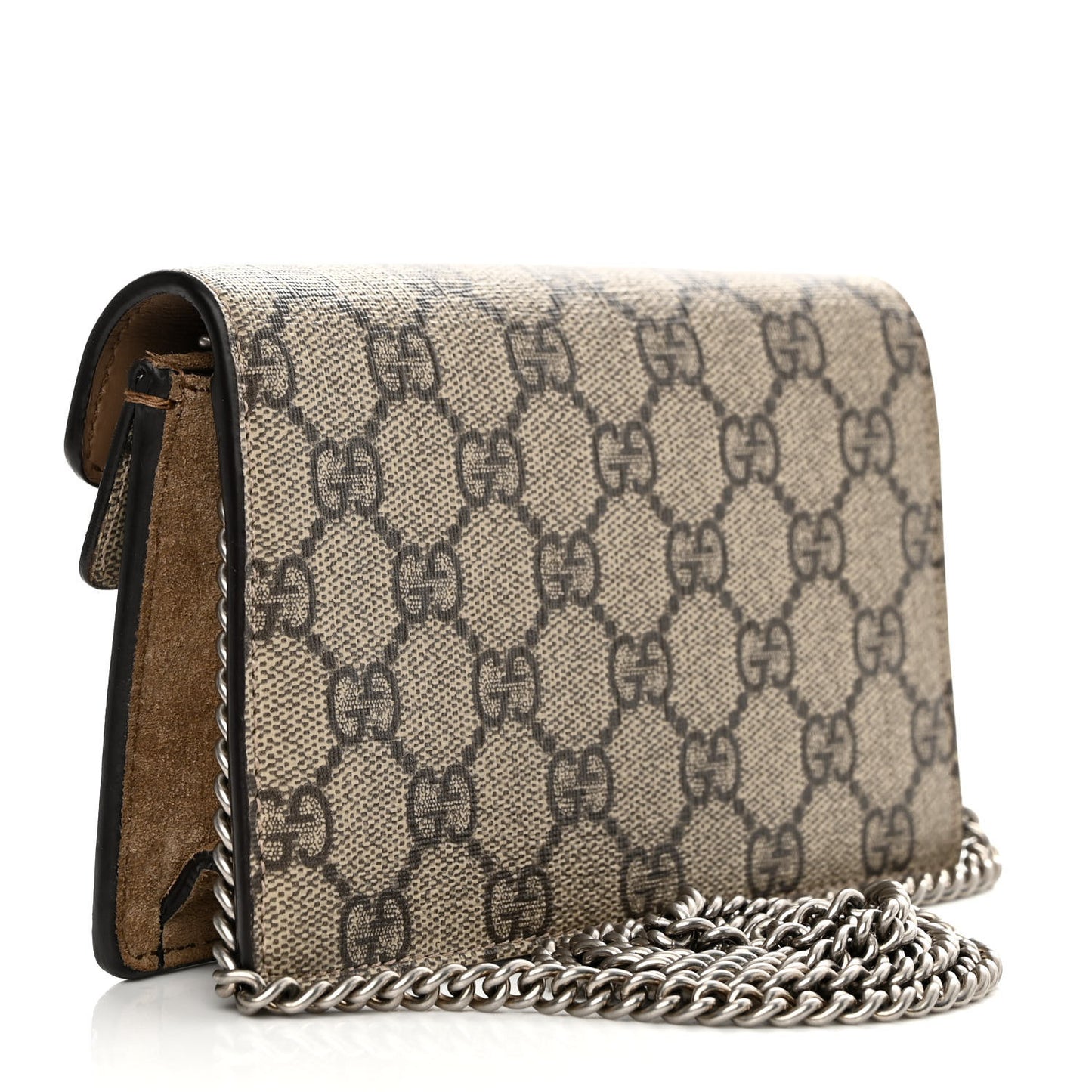 GG Supreme Monogram Super Mini Dionysus Shoulder Bag Taupe