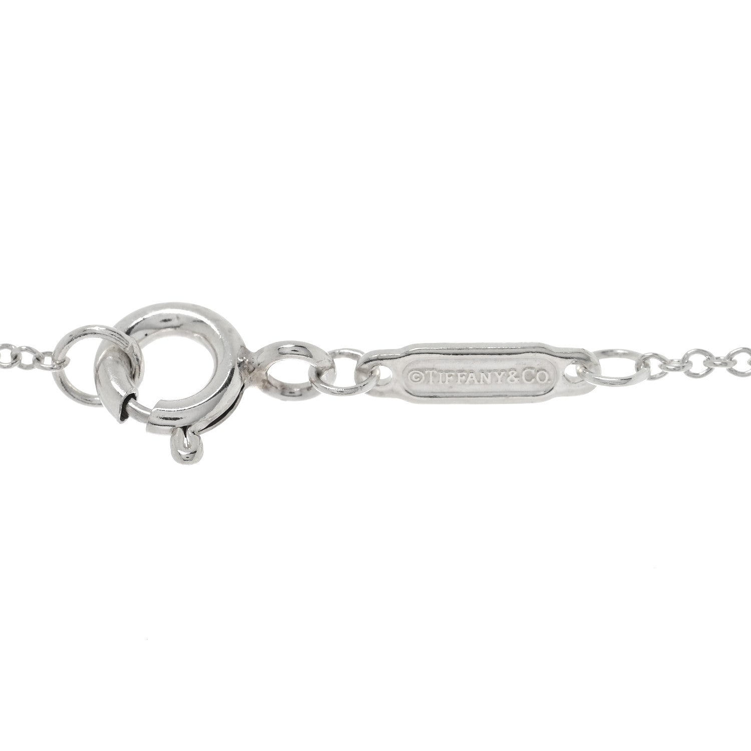 Tiffany Sterling Silver 18K Rose Gold Mini Return to Tiffany Double Heart Tag Pendant Necklace 4 of 5