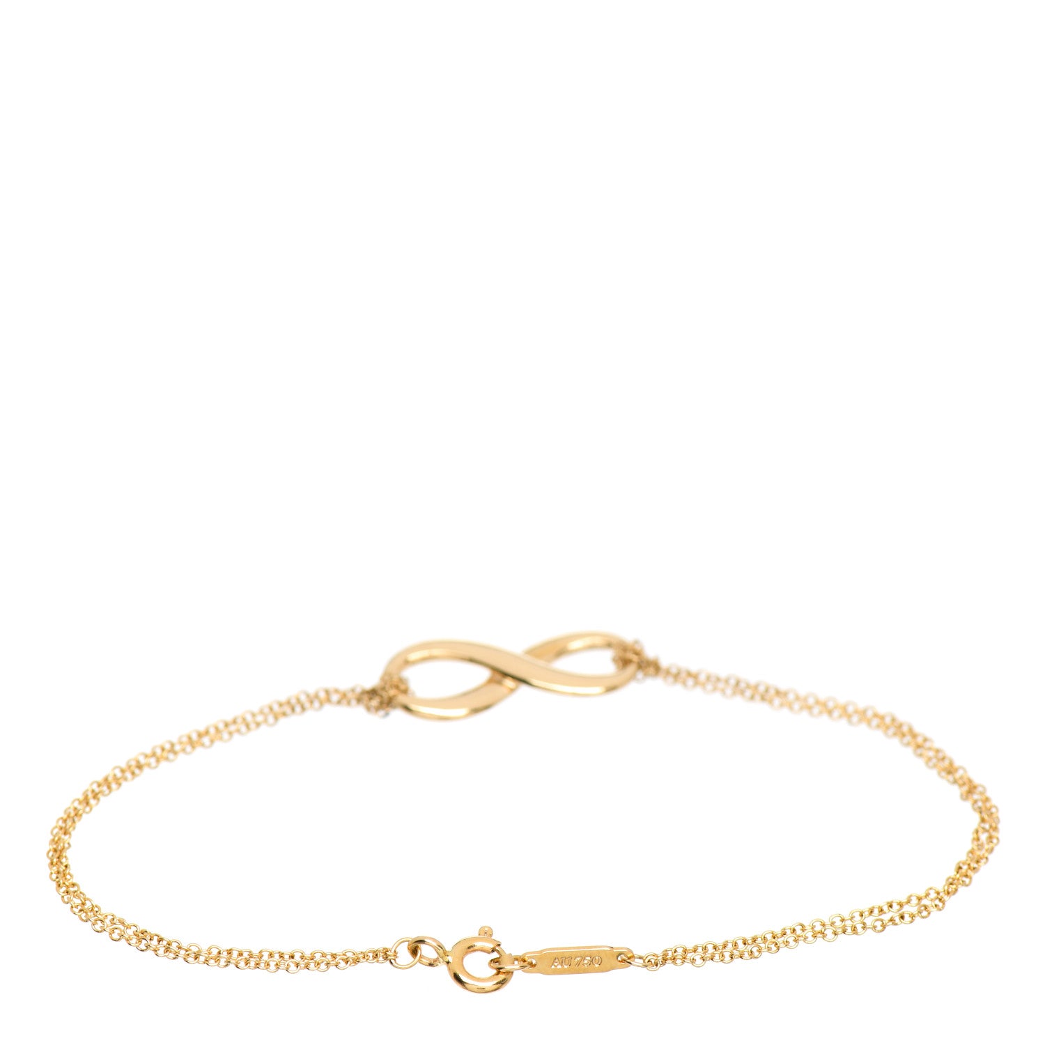 Tiffany 18K Yellow Gold Infinity Bracelet 3 of 4