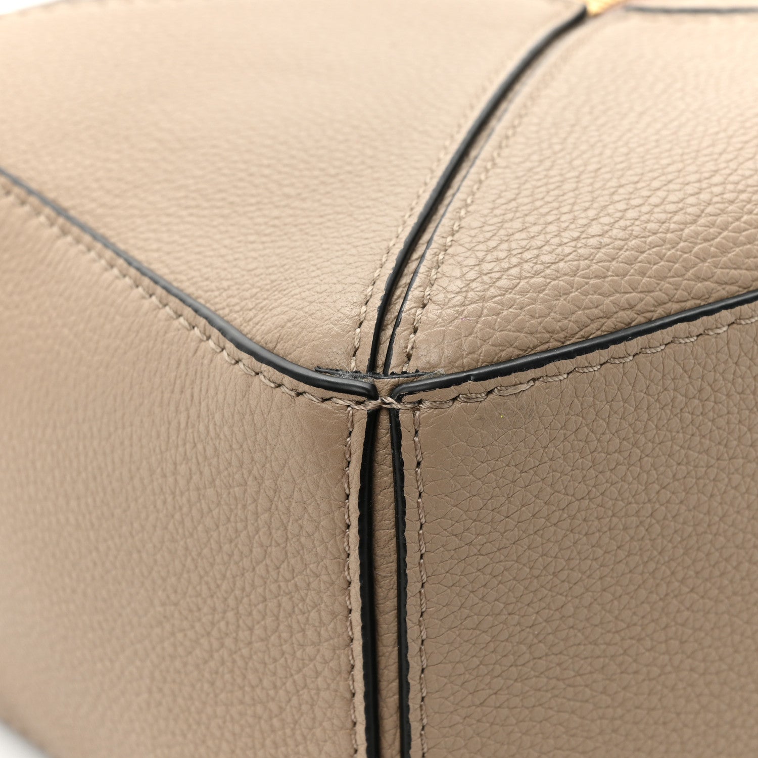 Loewe Grained Calfskin Small Puzzle Bag Sand Mink 12 of 14
