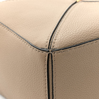 Loewe Grained Calfskin Small Puzzle Bag Sand Mink 12 of 14