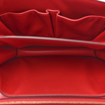 Celine Box Calfskin Medium Classic Box Flap Bag Red 5 of 16
