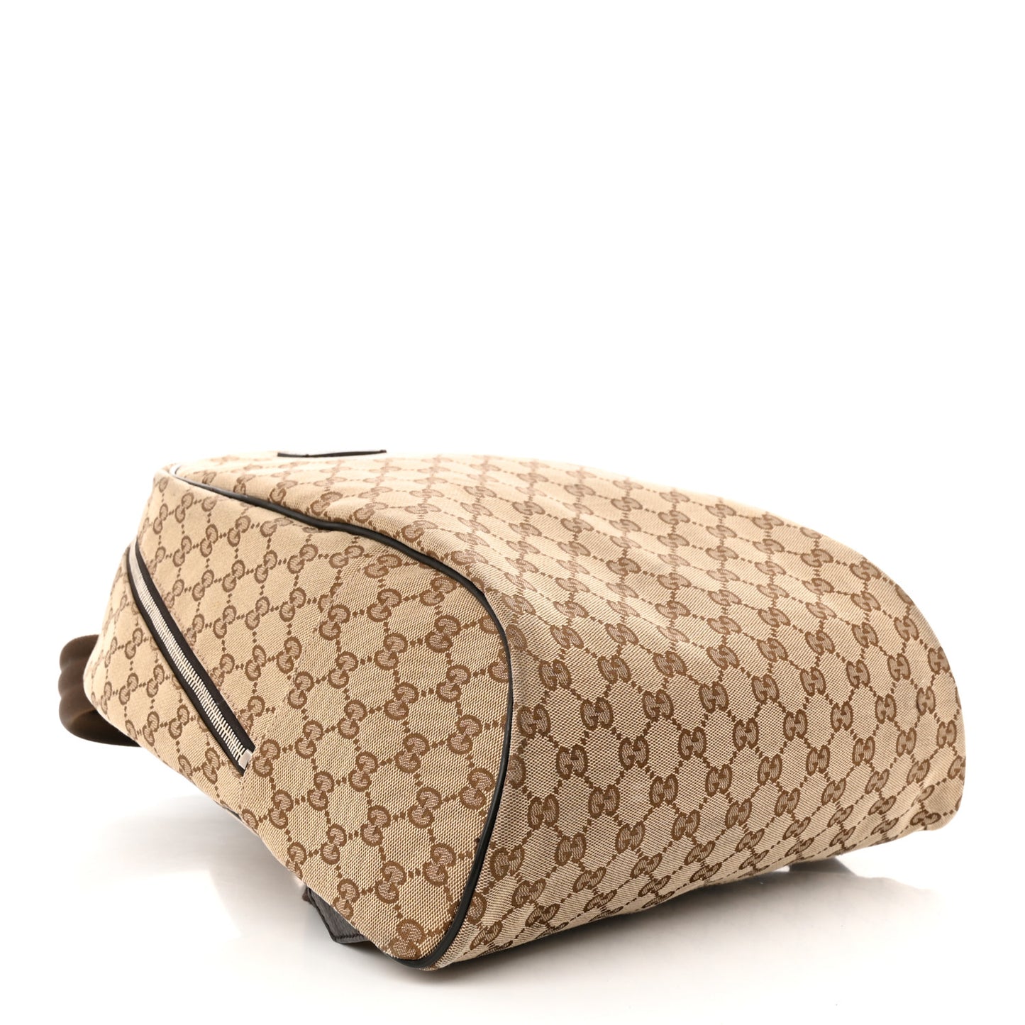 GG Monogram Travel Backpack Dark Brown