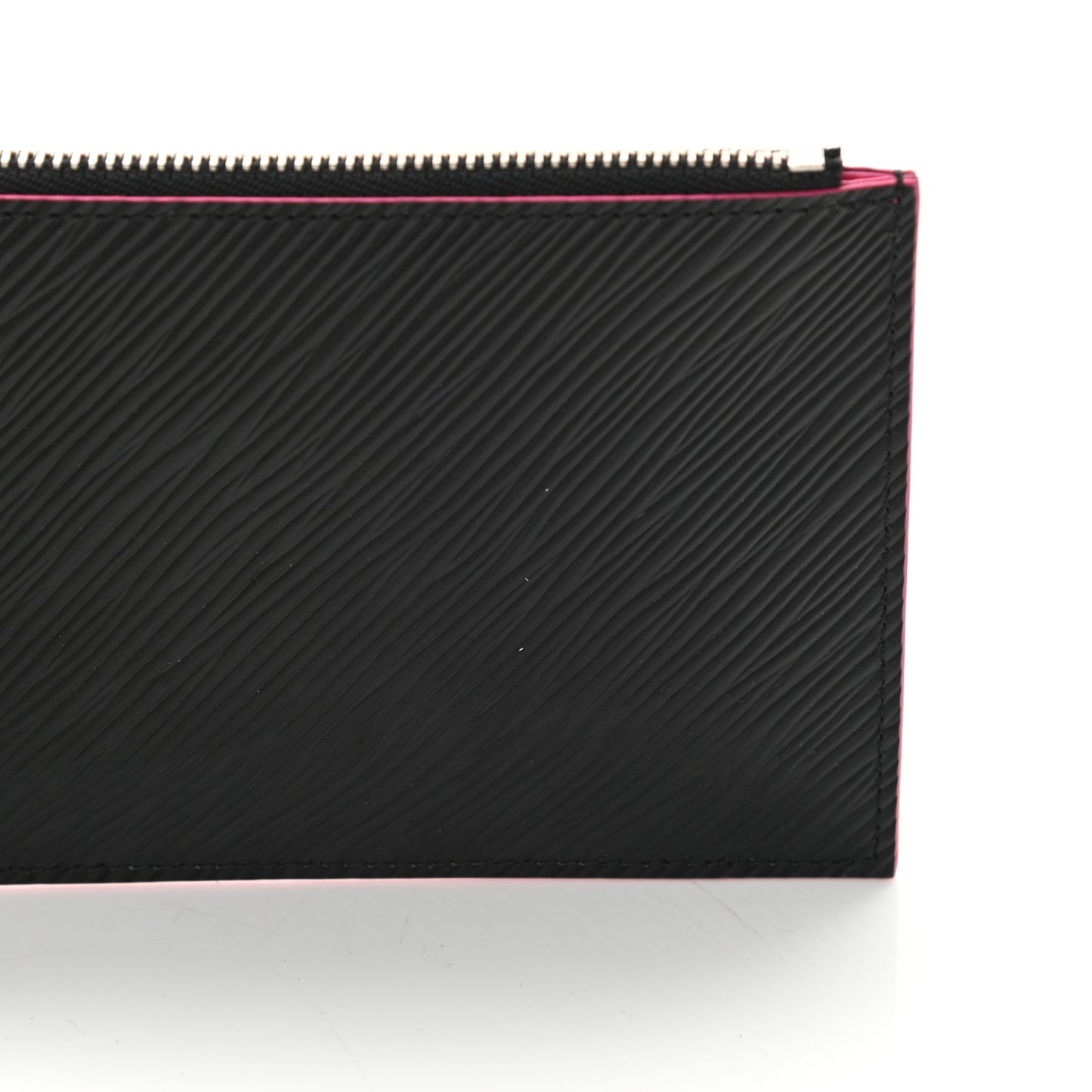 Epi Pochette Felicie Black Hot Pink